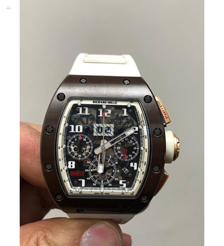 Richard Mille RM 011 Asia Boutique Brown Ceramic Limited By Milleaholic Flyback Chronograph