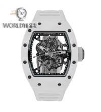 Richard Mille [NEW] RM 055 Bubba Watson White Manual Winding Ceramic Watch