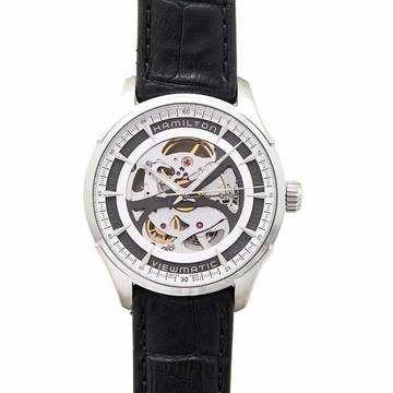  Hamilton Jazzmaster Viewmatic H42555751 - Jazzmaster Automatic Skeleton Dial Stainless Steel Men's Watch </h1> 