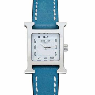  Hermès Heure H HH1.110 - Heure H Quartz White Steel/Leather </h1> 