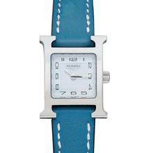 Thumbnail von Hermès Heure H HH1.110 - Heure H Quartz White Steel/Leather </h1>