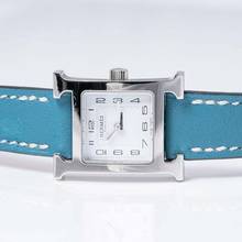 Thumbnail von Hermès Heure H HH1.110 - Heure H Quartz White Steel/Leather </h1>