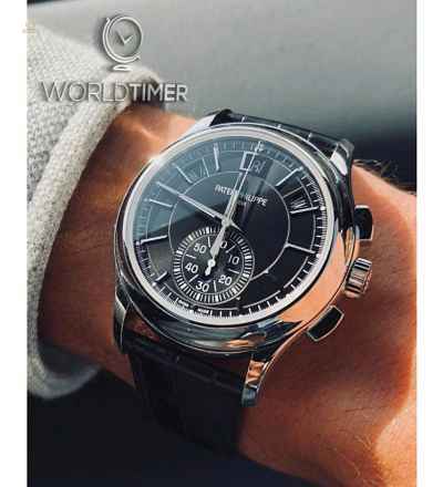 Patek Philippe [NEW] Annual Calendar Chronograph 5905P Black Dial Mens (Retail:HK$585,600)