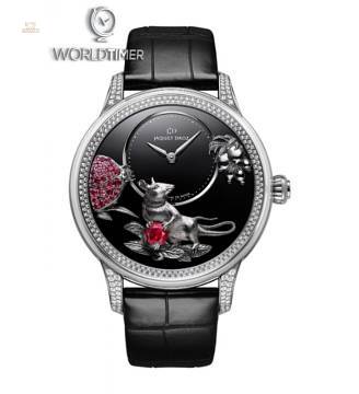 JAQUET DROZ [NEW][LIMITED 8 PIECE] Petite Heure Minute Relief Rat J005024285 (Retail:CHF 81'900)