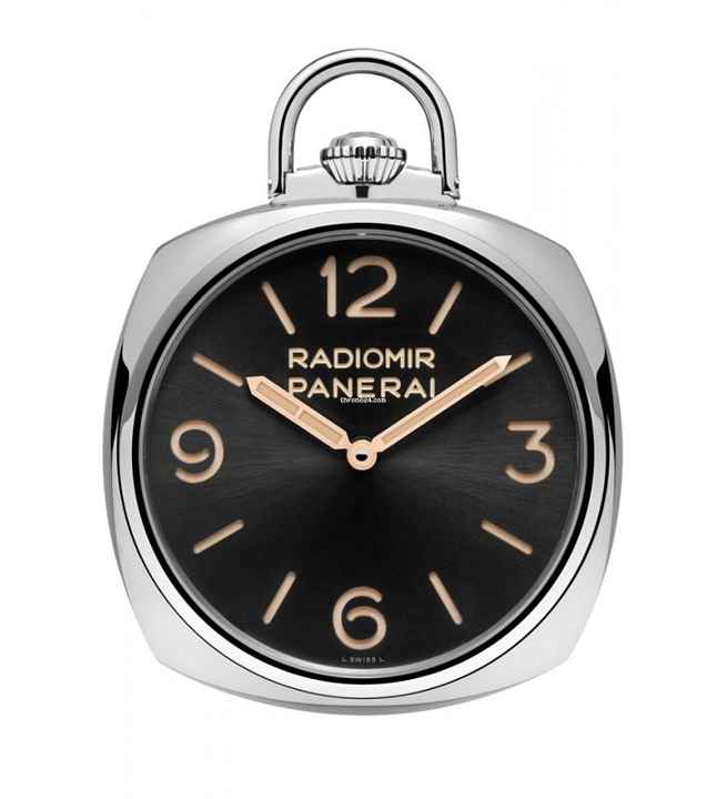 PANERAI [NEW] POCKET WATCH 3 DAYS ORO BIANCO 50mm PAM 529 (Retail:HK$510,300)