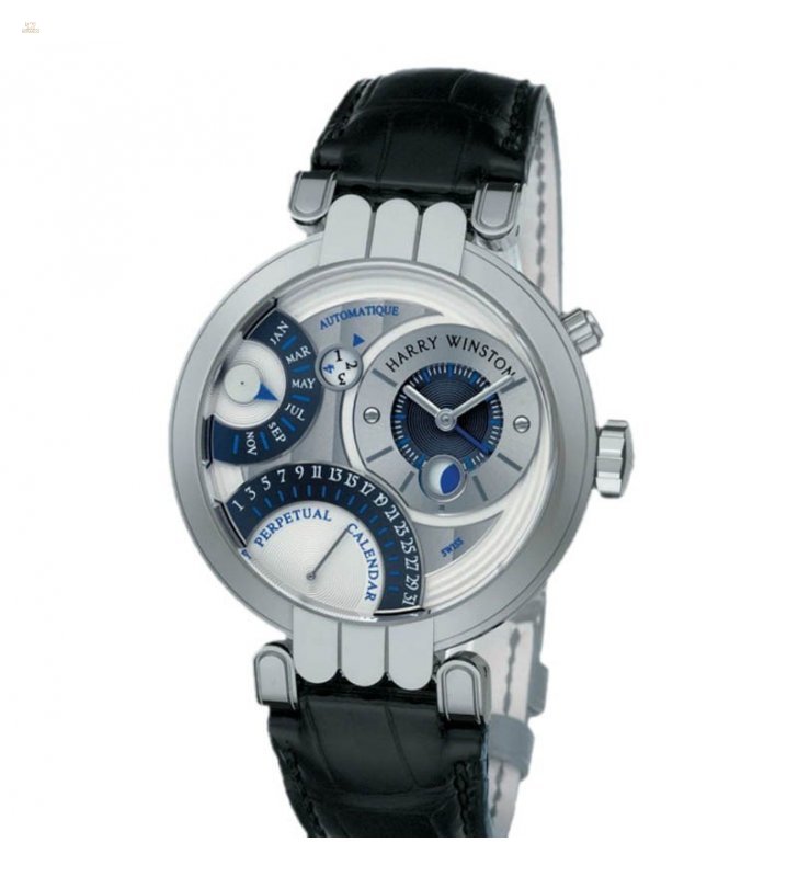 Harry Winston [NEW] Premier Perpetual Calendar automatic 18K white gold PREAPC41WW015
