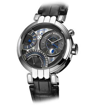 Harry Winston [NEW] Premier Perpetual Calendar automatic 18K white gold PREAPC41WW014