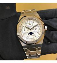 Thumbnail von AUDEMARS PIGUET [NEW] ROYAL OAK PERPETUAL CALENDAR 26574ST.OO.1220ST.01 WHITE DIAL