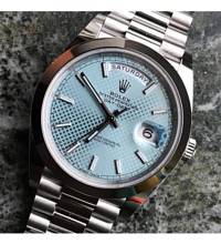 Thumbnail von Rolex [NEW] Day-Date Platinum 228206 Ice Blue Index 40mm (Retail:HK$488,200)