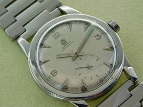 Thumbnail von Omega Bumper Herrenuhr Edelstahl Bumper Automatik 34,5 mm Cal 342 </h1>