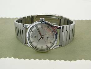 Thumbnail von Omega Bumper Herrenuhr Edelstahl Bumper Automatik 34,5 mm Cal 342 </h1>