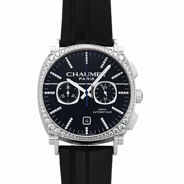  Chaumet Dandy W11190-30F - Dandy Chronograph Black Dial Leather </h1> 