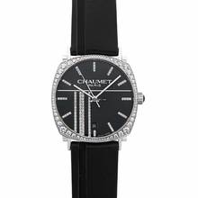 Thumbnail von Chaumet Dandy W11170-20I - Miss Dandy Black Dial Laides Watch 28.5mm / Leather </h1>