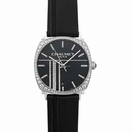  Chaumet Dandy W11170-20I - Miss Dandy Black Dial Laides Watch 28.5mm / Leather </h1> 