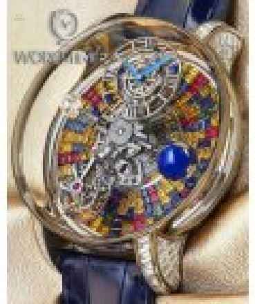 Jacob & Co. 捷克豹 [NEW][UNIQUE] Astronomia Tourbillon Baguette Arlequino AT800.30.BD.UB.B (Retail:HK$8,800,000)