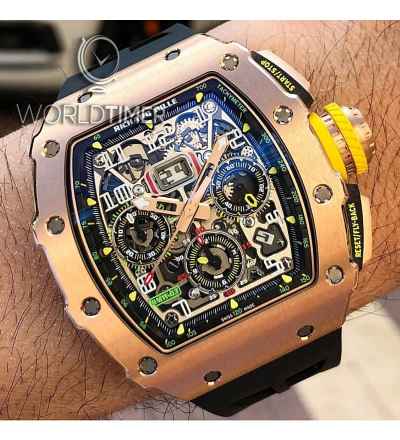 Richard Mille [2020 NEW] RM 11-03 FULL Rose Gold Automatic Flyback Chronograph