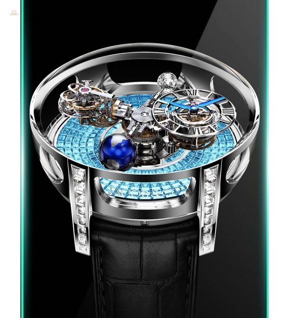 Jacob & Co. 捷克豹 [NEW][UNIQUE] Astronomia Tourbillon Baguette AT800.30.BD.BI.B (Retail:HK$7,920,000)