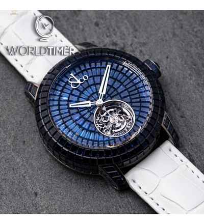 Jacob & Co. 捷克豹 [NEW][LIMITED 18 PIECE] Caviar Tourbillon Blue 47mm CV201.30.BB.BB.A (Retail:HK$6,967,900)