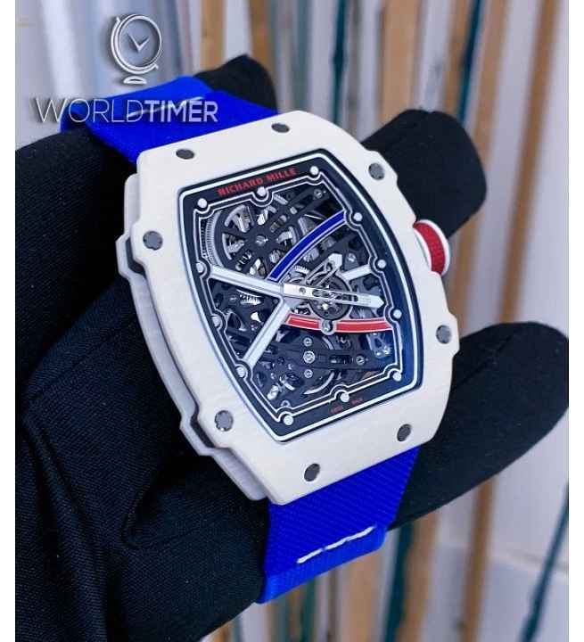 RICHARD MILLE [NEW] RM 67-02 White Quartz TPT Mens Watch