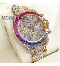Thumbnail von Rolex [NEW 2018 MODEL] Daytona Everose Gold Rainbow Full Pave Diamond 116595RBOW-0002