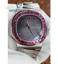 Thumbnail von Patek Philippe [NEW] Nautilus Ruby 5711/112P Platinum Automatic Mens Watch