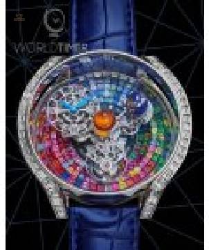 Jacob & Co. 捷克豹 [NEW] Astronomia Solar Baguette Tourbillon With Multicolour Sapphire AS800.30.BD.UC.A (Retail:CHF 780'000)