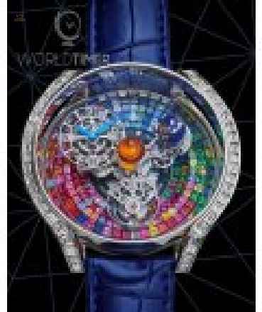 Jacob & Co. 捷克豹 [NEW] Astronomia Solar Baguette Tourbillon With Multicolour Sapphire AS800.30.BD.UC.A (Retail:CHF 780'000)