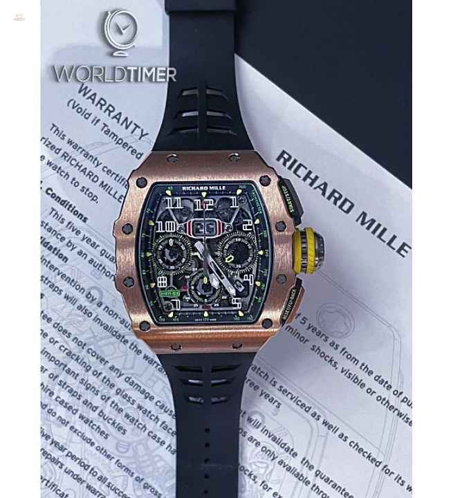 Richard Mille [2019 MINT] RM 11-03 Rose Gold & Titanium Automatic Flyback Chronograph