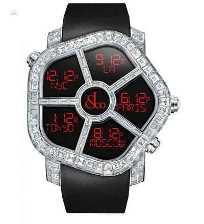 Jacob & Co. 捷克豹 [NEW][LIMITED 6 PIECE] Ghost Full Baguette White Diamonds GH800.30.BD.BD.A (Retail:HK$5,727,000)