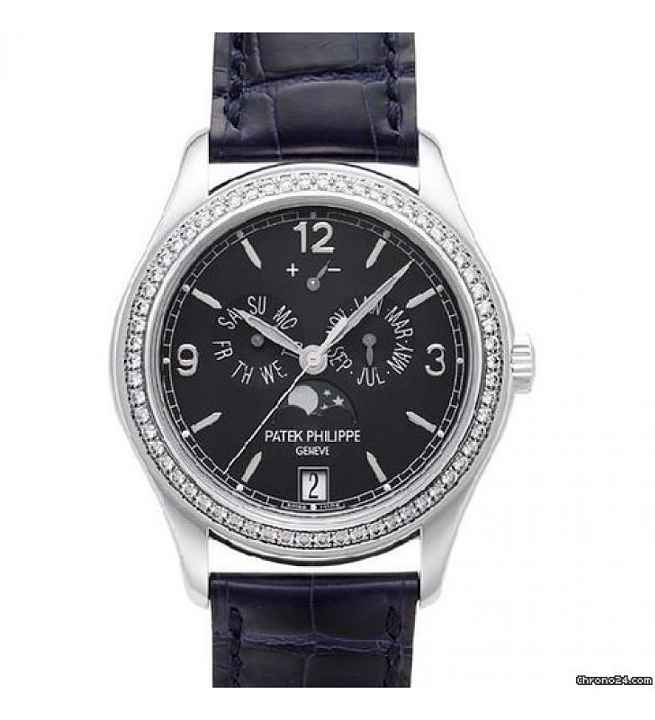 Patek Philippe [NEW] Complications Annual Calendar 5147G-001 Blue Dial White Gold Diamond (Retail:HK$371,800) 