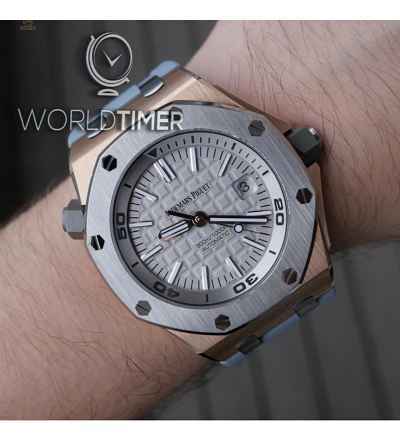 Audemars Piguet [NEW][LIMITED 500 PC] Royal Oak Offshore Diver Rose Gold 15711OI.OO.A006CA.01