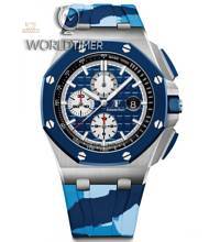 Thumbnail von Audemars Piguet [NEW] Royal Oak Offshore Chronograph Blue Camouflage “Camo” 26400SO.OO.A035CA.01