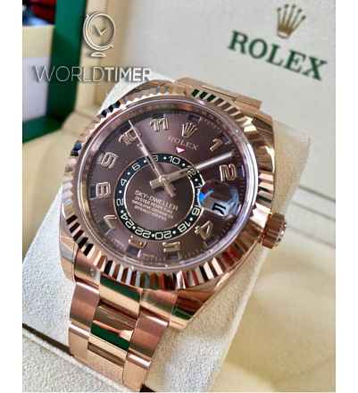Rolex [NEW] Sky-Dweller 326935 42mm Everose Chocolate (Retail:HK$380,000)