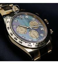 Thumbnail von Rolex [NEW] 116508 Black Mother Of Pearl Diamond Dial Oyster Perpetual Daytona Watch