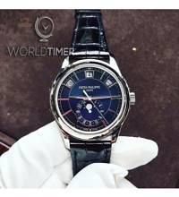 Thumbnail von Patek Philippe [NEW] 5205G-013 Annual Calendar Blue Dial Mens Watch (Retail:HK$359,000)