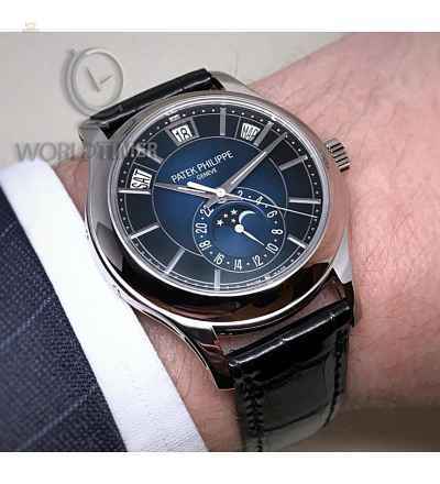 Patek Philippe [NEW] 5205G-013 Annual Calendar Blue Dial Mens Watch (Retail:HK$359,000)