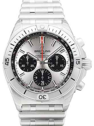 Breitling Chronomat 42 B01 42 Chronograph AB0134101G1A1 Silber </h1> 