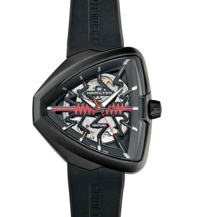  Hamilton Ventura H24535331 - Ventura Elvis80 Skeleton Auto Stainless Steel Men's Watch </h1> 