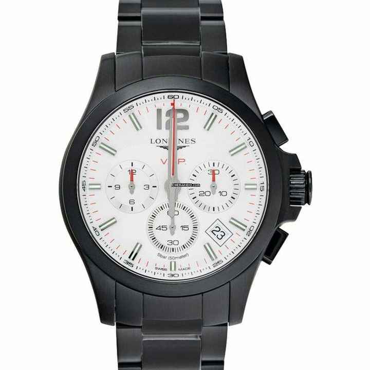  Longines Conquest L37172766 - Conquest VHP Perpetual Chronograph Quartz Silver Dial Men's Watch </h1> 