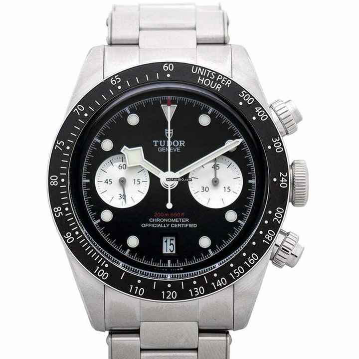  Tudor Black Bay Chrono 79360N-0001 - Heritage Black Bay Chronograph Inverted Panda Black Dial Men's Watch </h1> 