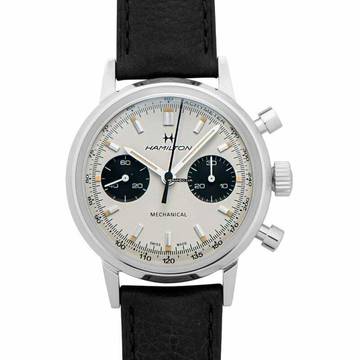  Hamilton Intra-Matic H38429710 - American Classic Intra-matic Chronograph H White Dial Men's Watch </h1> 