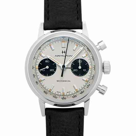  Hamilton Intra-Matic H38429710 - American Classic Intra-matic Chronograph H White Dial Men's Watch </h1> 