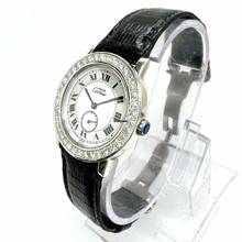 Thumbnail von Cartier RONDE 32mm Silver Watch 1.33TCW DIAMOND Watch </h1>