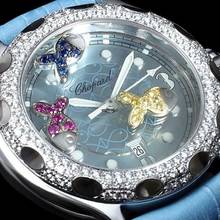 Thumbnail von Chopard Happy Sport 32mm Steel Floating Fishes & Diamond Bezel Watch </h1>