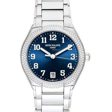  Patek Philippe Twenty~4 7300/1200A-001 - Twenty 4 Automatic Blue Sunburst Dial Diamond Bezel Ladies Watch </h1> 