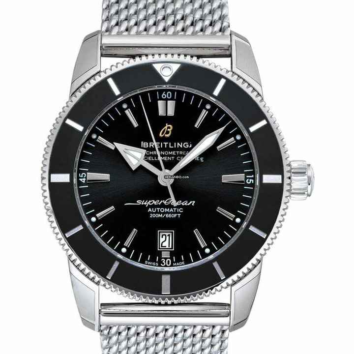  Breitling Superocean Heritage II 46 AB2020121B1A1 - Superocean Heritage Automatic Black Dial Stainless Steel Men's Watch </h1> 