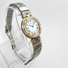 Thumbnail von Cartier Santos Ronde 27mm 2 Tone 0.39TCW DIAMOND Watch  </h1>