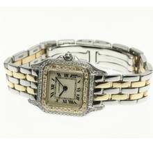 Thumbnail von Cartier Panthère 23mm 2 Row Gold 0.90TCW DIAMOND Watch </h1>