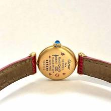 Thumbnail von Cartier VERMEIL COLISÈE Quartz GoldPlated Argent DIAMONDS  & Red Rubies Watch </h1>