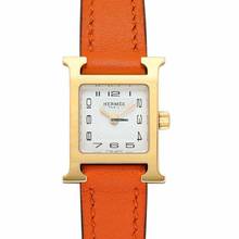 Thumbnail von Hermès Heure H HH1.101 - Heure H Quartz White Dial Stainless Steel Ladies Watch </h1>